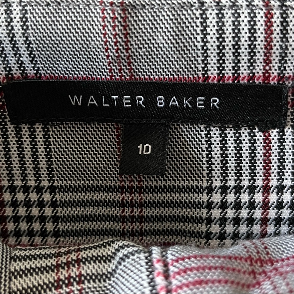 Walter Baker Ingrid Plaid Straight-Leg Pants Women’s Size 10 - Picture 4 of 9